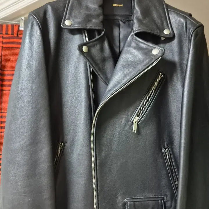 [BUNJANG] istkunst Natural Lambskin Leather Rider Jacket / 이스트쿤스트(istkunst) 천연양가죽 라이더 가죽자켓