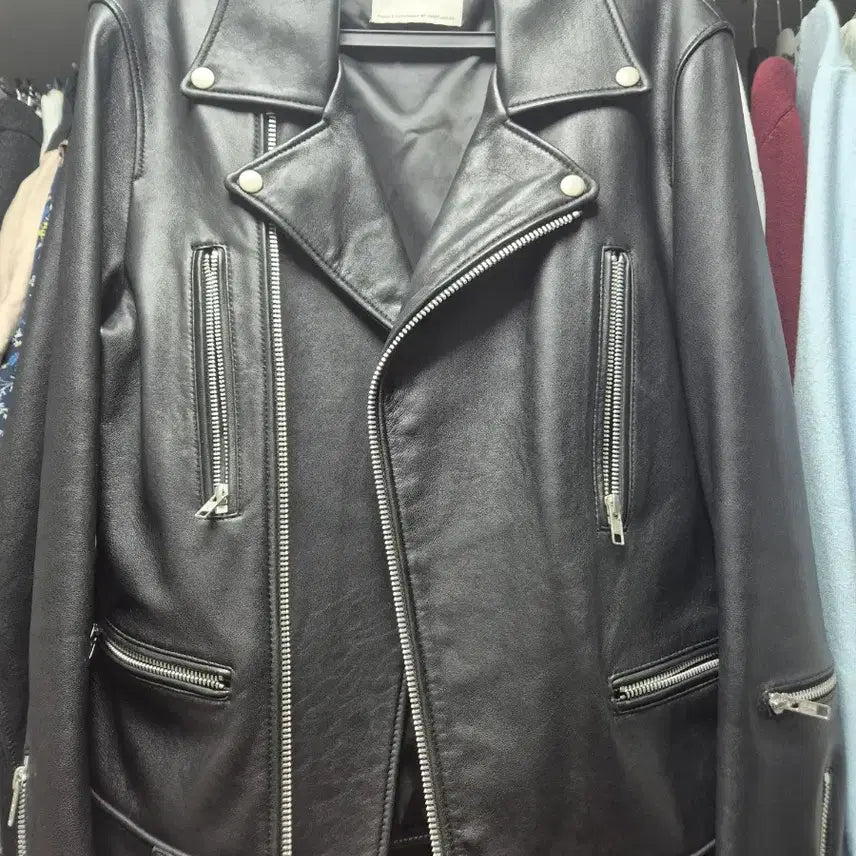 [BUNJANG] vivastudio Genuine Leather Rider Jacket / 비바스튜디오 천연가죽 라이더 가죽자켓