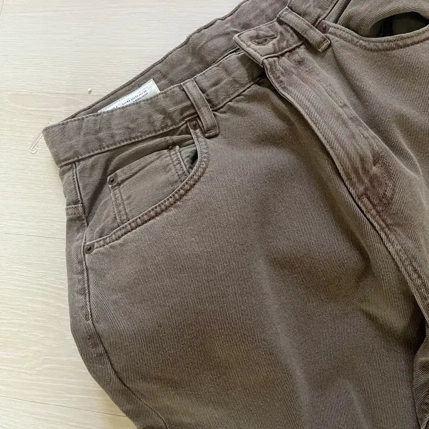 [BUNJANG] Zara Baggy Brown Denim Pants Size 32 / 자라 baggy 브라운 팬츠 32