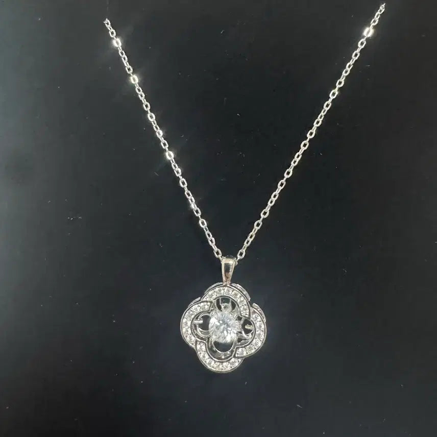[SOLD OUT] [풀박스] 댄싱주얼리 925 실버 은목걸이 (메데이아 스노우서클)