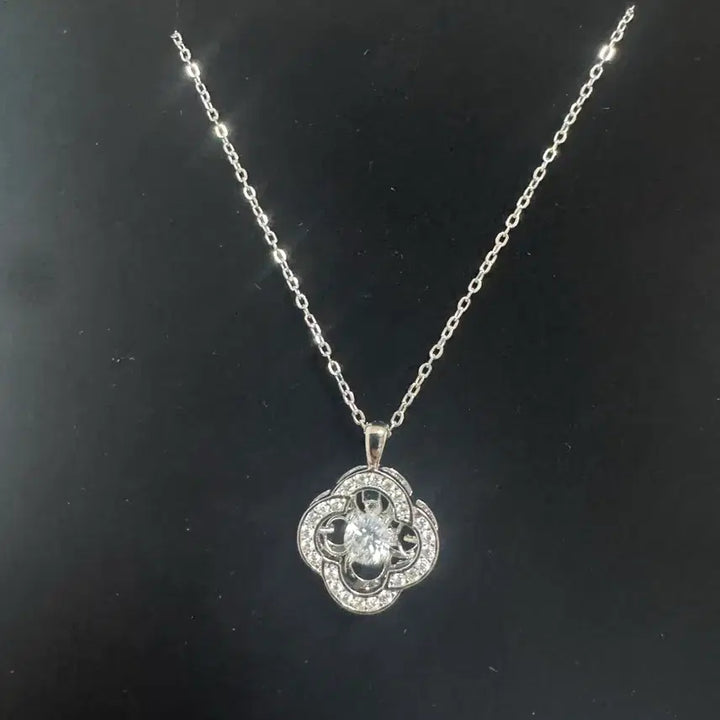 [SOLD OUT] [풀박스] 댄싱주얼리 925 실버 은목걸이 (메데이아 스노우서클)