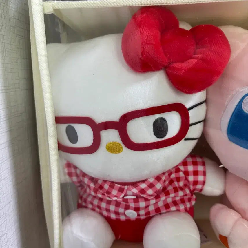 [BUNJANG] Large Red Hello Kitty Plush Doll / 빨강 대형 키티 인형 판매