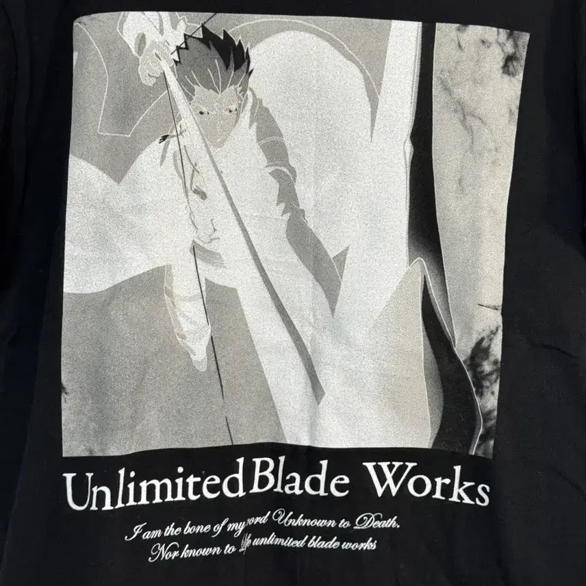 [BUNJANG] Fate/stay night: Unlimited Blade Works Graphic T-Shirt (M) / 페이트 티셔츠 M 스테이 나이트 언리미티드 블레이드 웍스