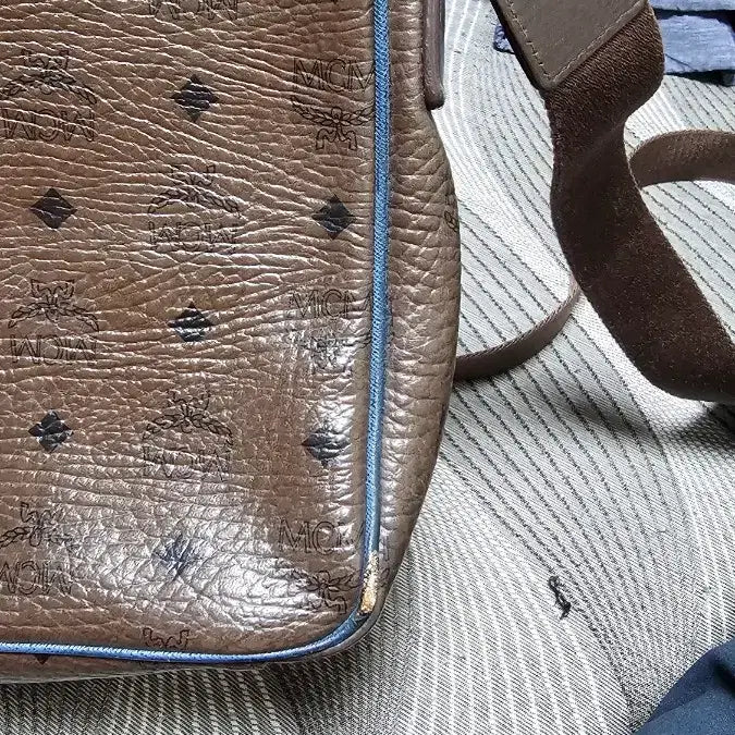 [BUNJANG] MCM Signature Monogram Crossbody Bag / MCM의 시그니처 모노그램크로스백