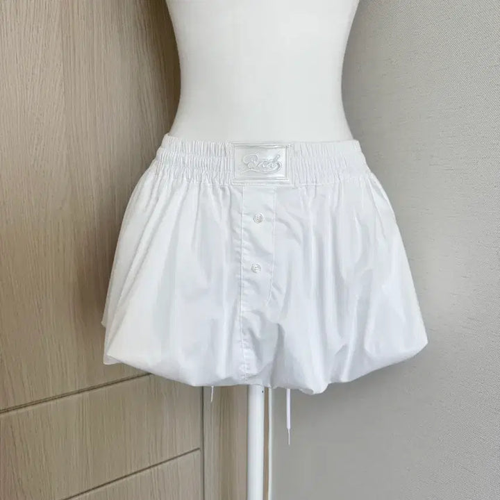 [BUNJANG] Badblood Balloon Mini Skirt White S / 배드블러드) 벌룬 미니 스커트 화이트 S