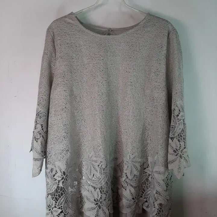 [BUNJANG] 88 Lace 7/8 Sleeve Blouse / [88]레이스 7부 블라우스