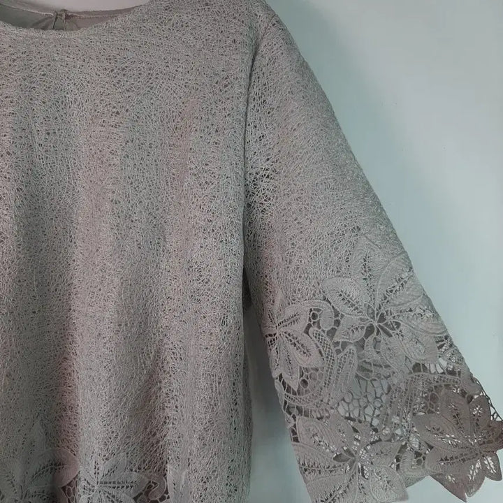 [BUNJANG] 88 Lace 7/8 Sleeve Blouse / [88]레이스 7부 블라우스