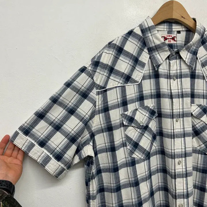 [BUNJANG] Edwin Plaid Western Shirt / 에드윈 체크 웨스턴 셔츠
