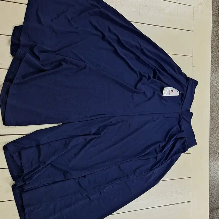[BUNJANG] Dinobaci 7277 Navy Wide Banding Skirt Pants / 새상품 국산 냉감 7부 네이비  와이드 밴딩 치마 팬츠 디노바시 7277