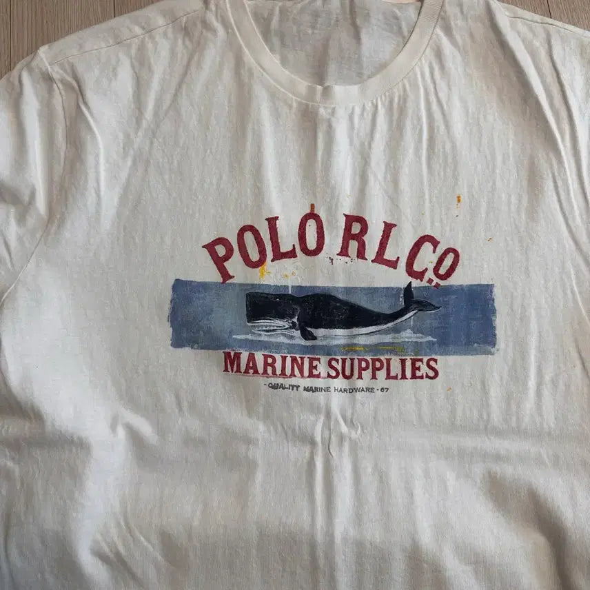 [BUNJANG] Polo Ralph Lauren Whale T-Shirt L / 폴로랄프로렌 고래 티셔츠 L