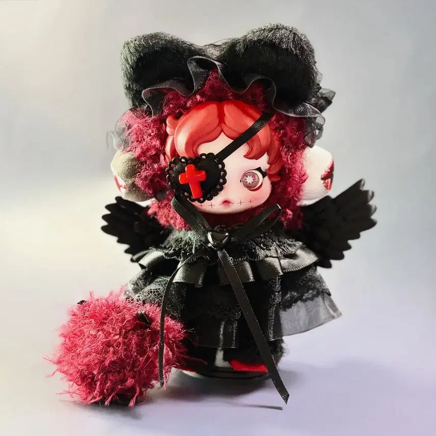 [BUNJANG] Skullpanda Custom Gluttony Demon Dark Angel Dress Edition - New Product / 스컬판다 한정판 커스텀 탐식귀 다크엔젤 드레스 에디션 새제품