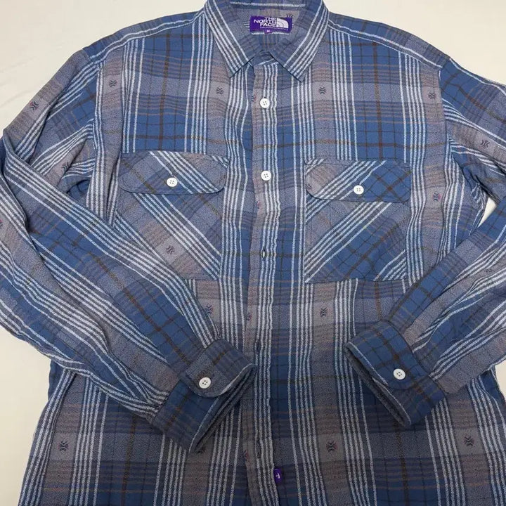[BUNJANG] The North Face Purple Label 24SS Plaid Field Shirt / 24ss 노스페이스 퍼플라벨  플레이드 필드셔츠