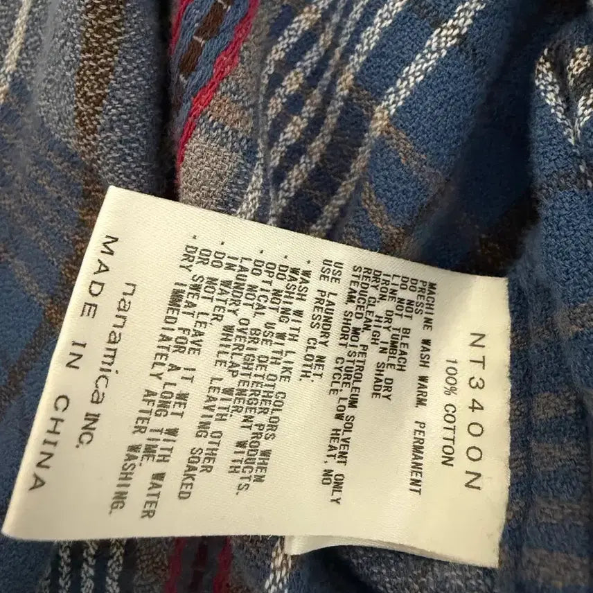 [BUNJANG] The North Face Purple Label 24SS Plaid Field Shirt / 24ss 노스페이스 퍼플라벨  플레이드 필드셔츠