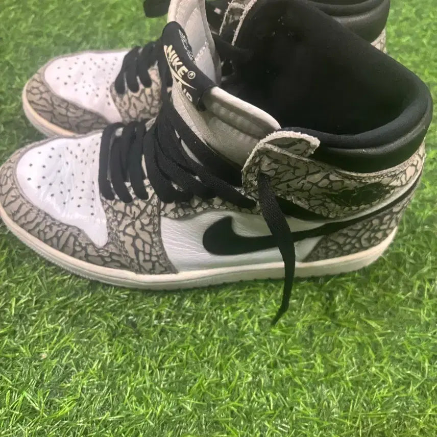 [BUNJANG] Nike Air Jordan 1 Elephant Print Sneakers / 나이키 에어조던1 엘리펀트 프린트 운동화