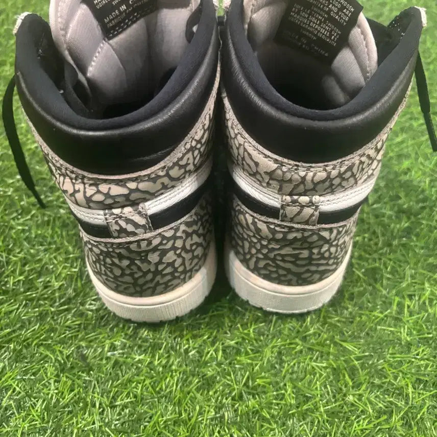 [BUNJANG] Nike Air Jordan 1 Elephant Print Sneakers / 나이키 에어조던1 엘리펀트 프린트 운동화