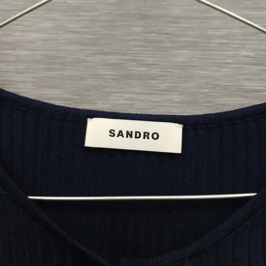 [BUNJANG] Sandro Ribbed Knit Top / 4825 산드로 골지니트 F