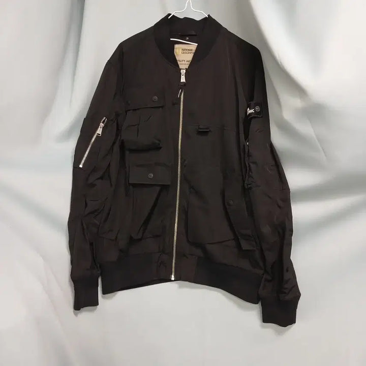 [BUNJANG] National Geographic Leptonic Flight Jumper Black Size 105 / 내셔널지오그래픽 렙토닉 항공점퍼 105