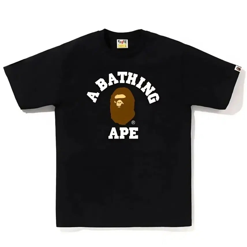 [BUNJANG] BAPE College Logo T-Shirt / BAE 베이프 컬리지 로고 반팔티 남여공용 무료배송