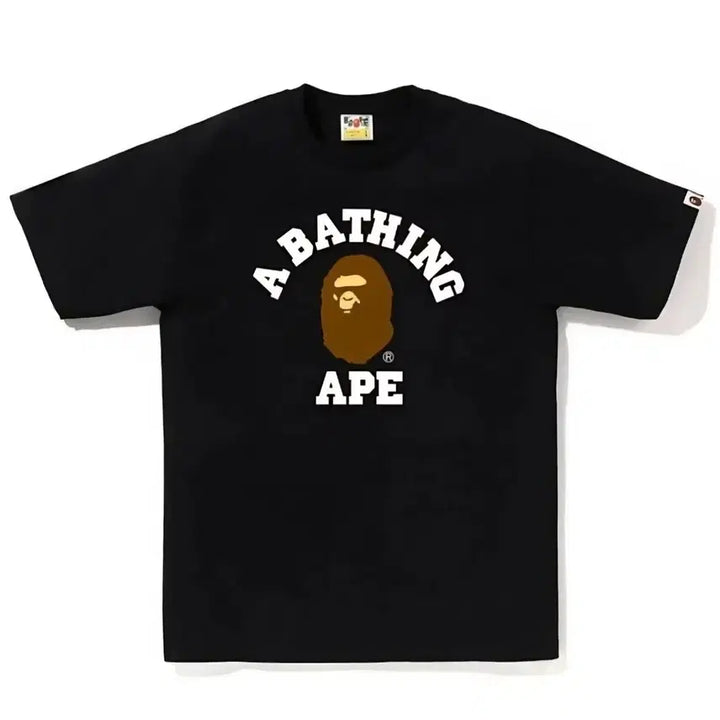 [BUNJANG] BAPE College Logo T-Shirt / BAE 베이프 컬리지 로고 반팔티 남여공용 무료배송