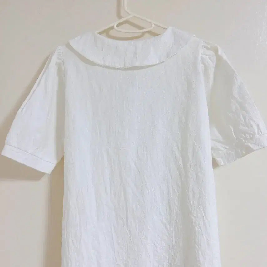 [BUNJANG] White Linen Summer Blouse / 여름 화이트 린넨 블라우스