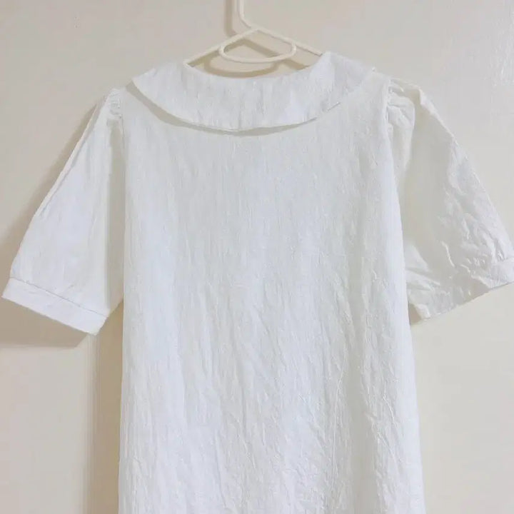 [BUNJANG] White Linen Summer Blouse / 여름 화이트 린넨 블라우스