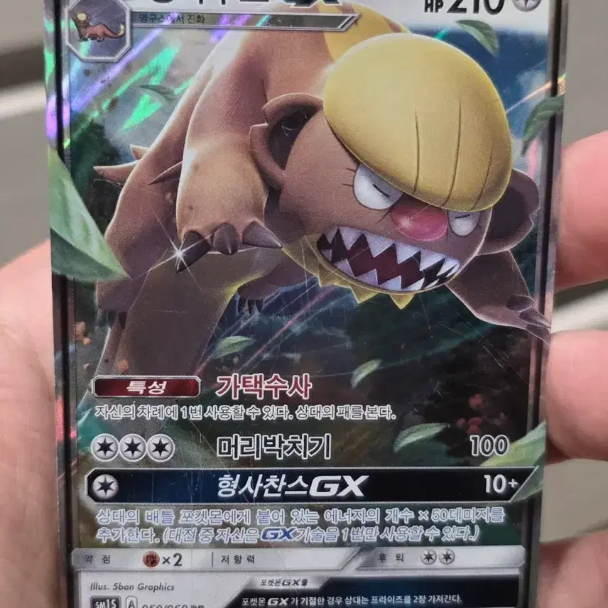 [SOLD OUT] 포켓몬카드 형사구스 GX RR