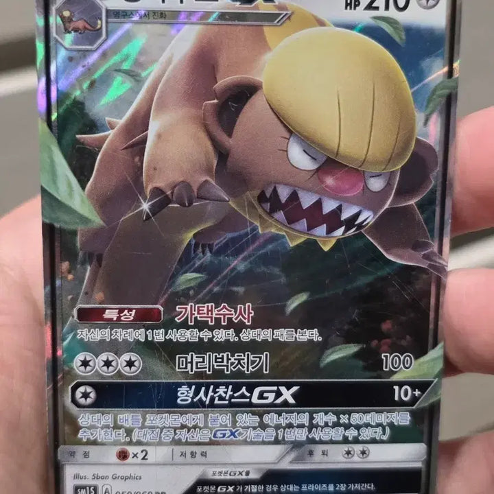 [SOLD OUT] 포켓몬카드 형사구스 GX RR