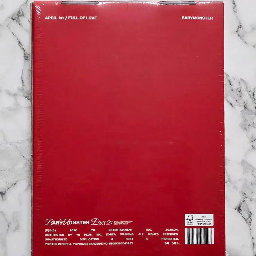 [BUNJANG] BABYMONSTER 2nd Anniversary Memory Pack Photobook (Sealed) / (미개봉) 베이비몬스터 2주년 메모리팩 베몬 포토북