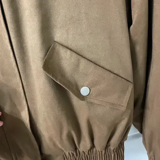 [BUNJANG] Suede Blouson Jacket (New) / 스웨이드 블루종 자켓 (새상품)