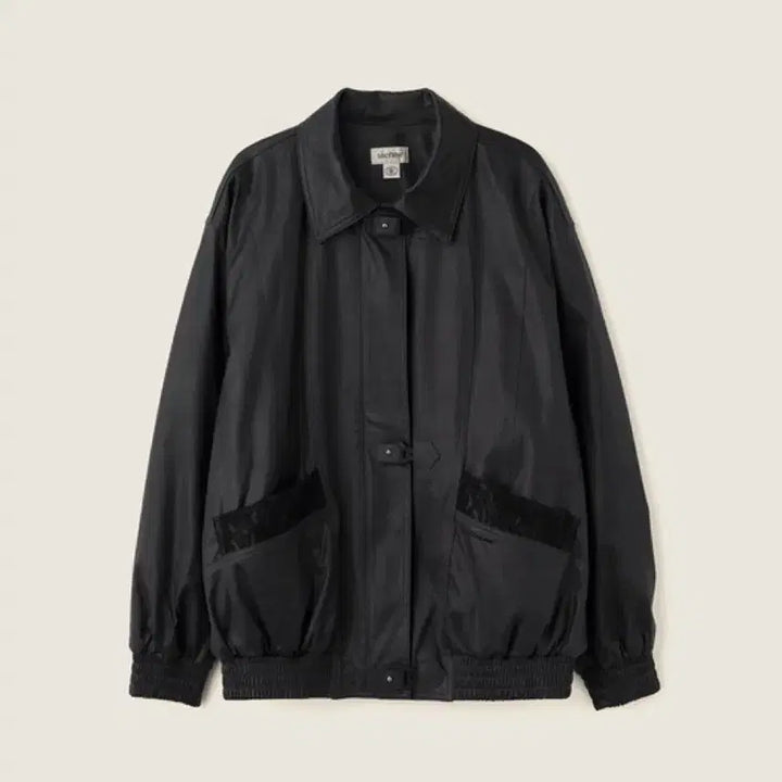 [BUNJANG] Sienne Bella Lace Leather Jacket Black / 시엔느 Bella lace leather jacket (2회 착용)