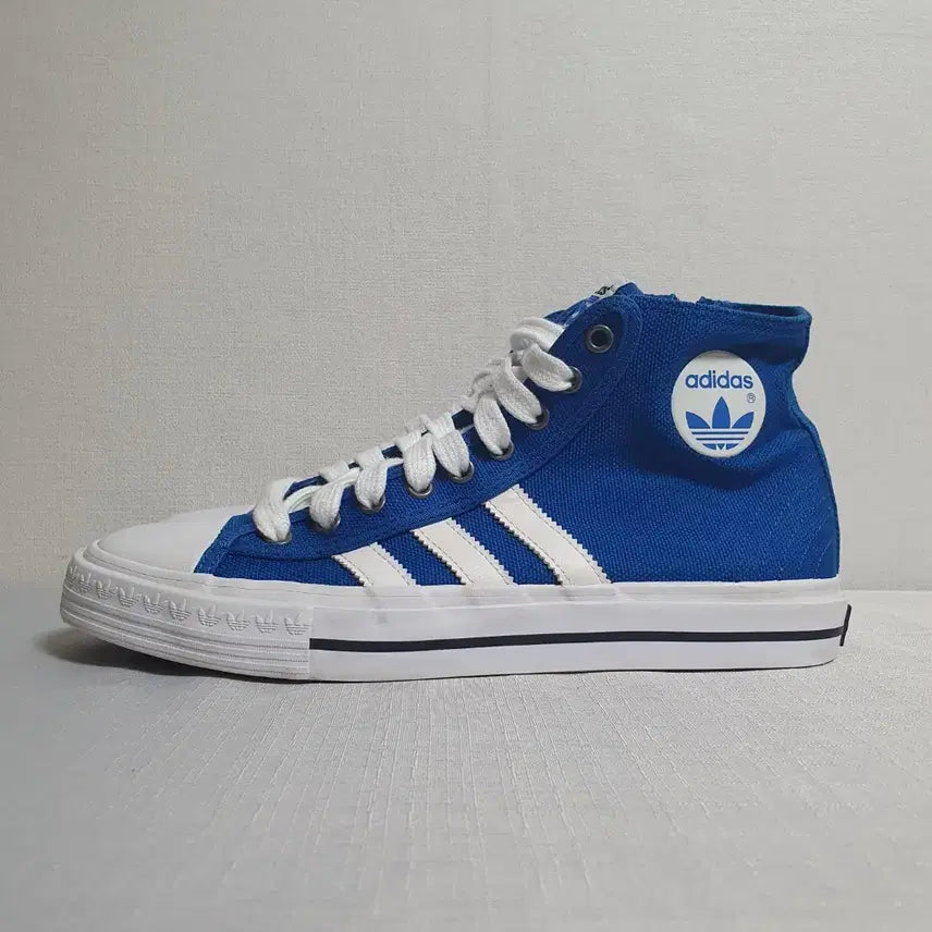 [BUNJANG] Adidas x NIGO Shooting Star Canvas High-Top Dark Blue Sneakers / 265mm 아디다스 x 니고 슈팅스타 캔버스 하이탑 다크 블루 스니커즈