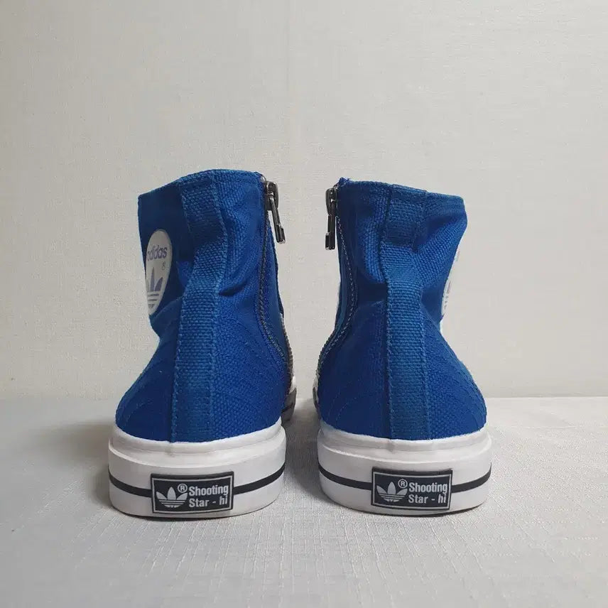 [BUNJANG] Adidas x NIGO Shooting Star Canvas High-Top Dark Blue Sneakers / 265mm 아디다스 x 니고 슈팅스타 캔버스 하이탑 다크 블루 스니커즈