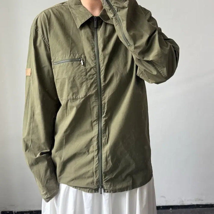 [BUNJANG] Armani Exchange Khaki Jacket / [L] 아르마니 익스체인지 카키 자켓