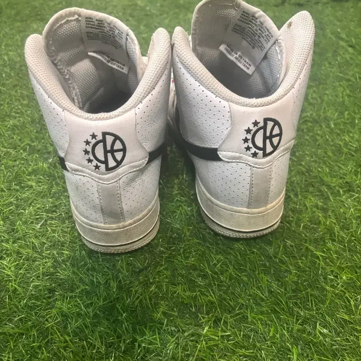 [BUNJANG] Nike Air Force 1 High White/Black Sneakers / 나이키 에어포스1 하이 흰/검