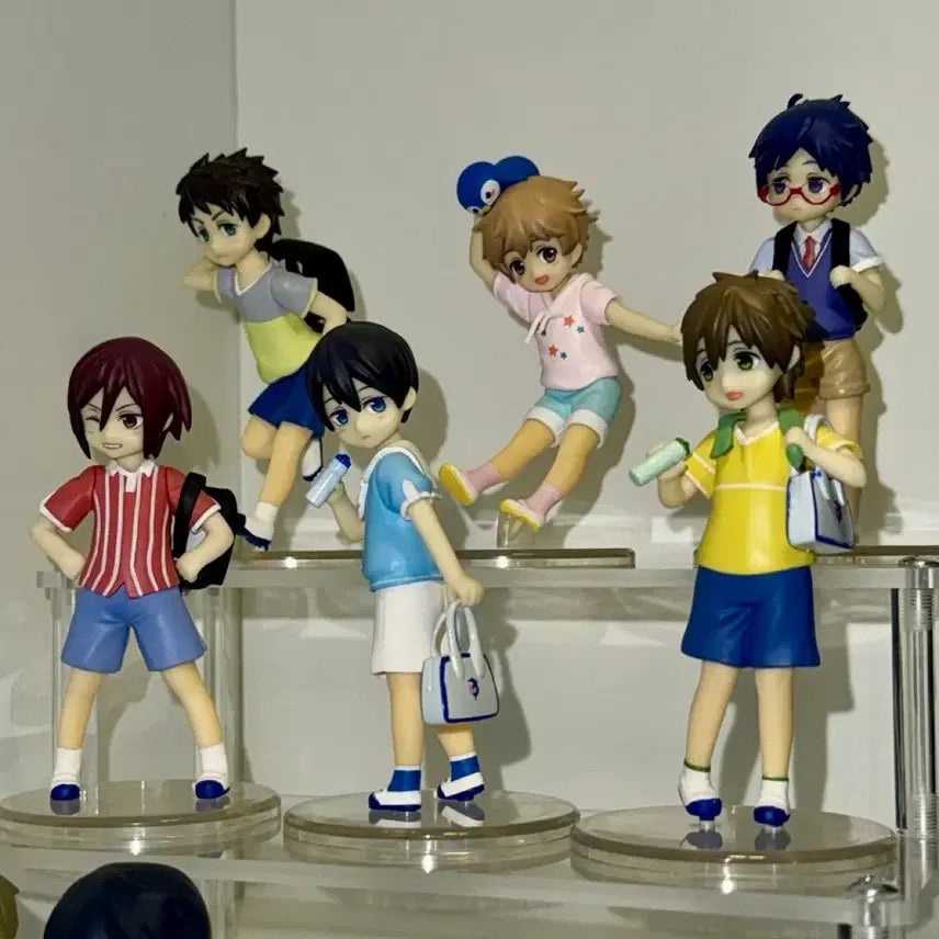 [BUNJANG] Free! Yonten-go Figure Bundle Set (Makoto, Haruka, Rin, Sousuke, Rei, Nagisa) / 일괄) free 프리 욘텐고 피규어 마코토 하루카 린 소스케 레이 나기사