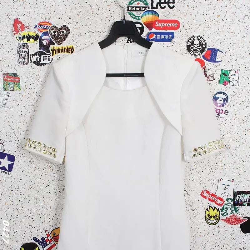 [BUNJANG] K&amp;K Jewel Detail Suit Dress / 여성S,M/ K&amp;K 보석 포인트 정장 원피스 WT 37-8