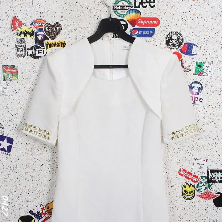 [BUNJANG] K&amp;K Jewel Detail Suit Dress / 여성S,M/ K&amp;K 보석 포인트 정장 원피스 WT 37-8