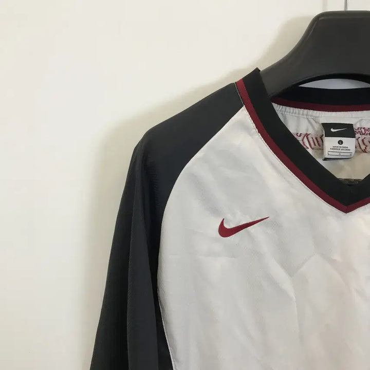 [BUNJANG] Nike 00s Old School Warm-up Windbreaker Jacket L / 나이키 00s 올드스쿨 웜업 바람막이 [L]
