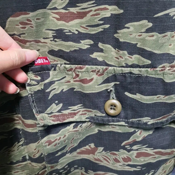 [BUNJANG] OBEY Tiger Camo Field Jacket S / OBEY 오베이 타이거 카모 야상 자켓 s