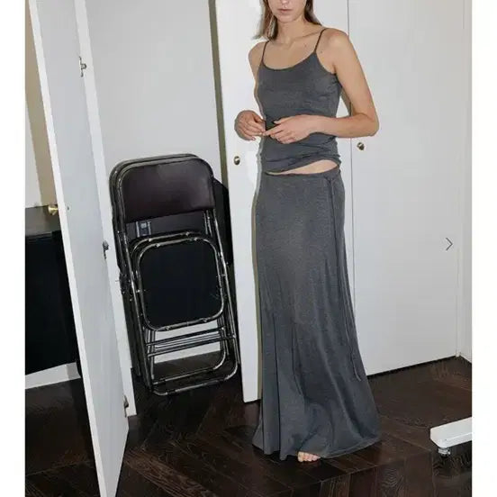 [BUNJANG] LE17SEPTEMBRE Basico Sleeveless Skirt Set / le17 르917 basico 슬리브리스 스커트 le17septembre
