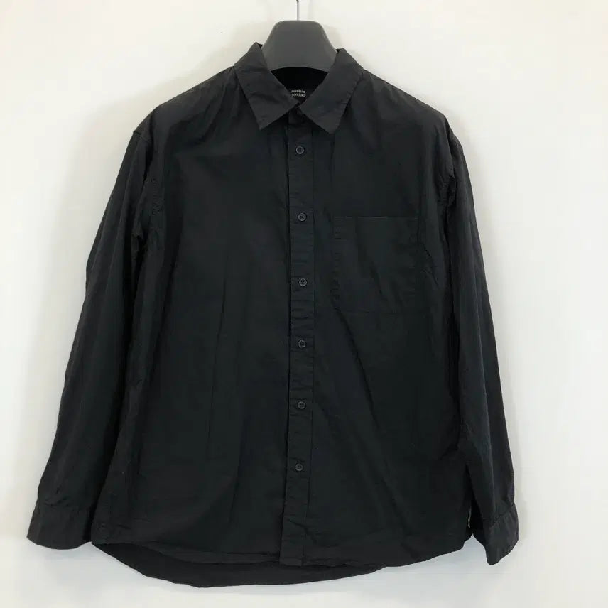 [BUNJANG] Musinsa Standard Relaxed Fit Black Shirt L / 무신사스탠다드 릴렉스핏 블랙셔츠 L
