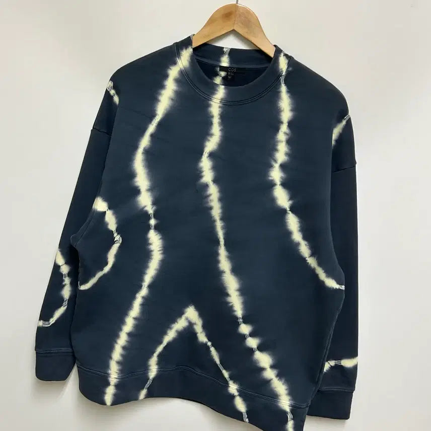 [BUNJANG] COS Tie-Dye Pattern Sweatshirt - Navy, Men&