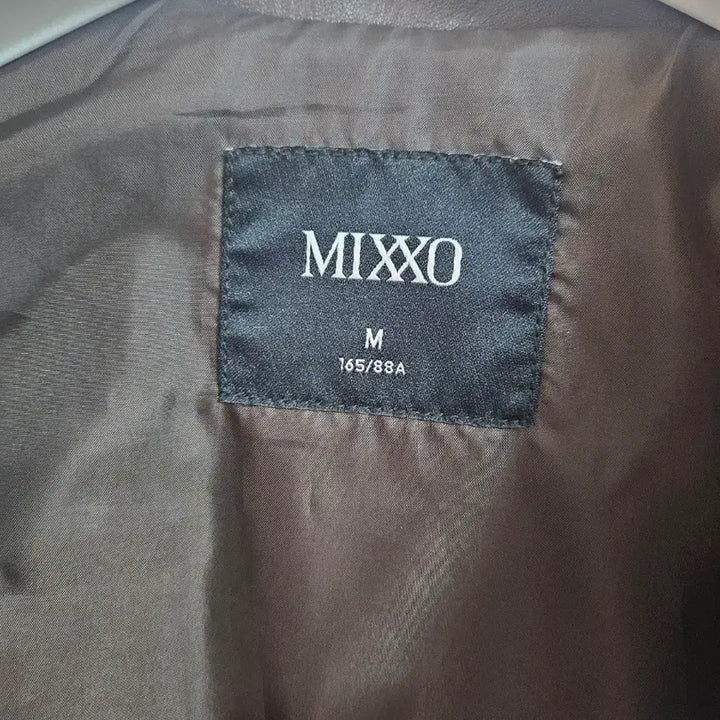 [BUNJANG] Mixxo Leather Jacket Brown / 미쏘 레더자켓