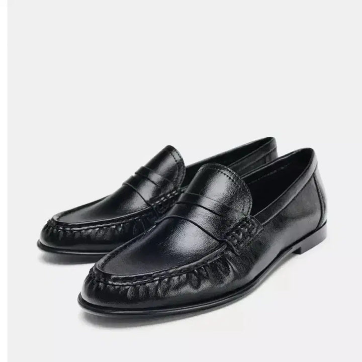 [BUNJANG] ZARA Shirring Loafers / [택ㅇ 새상품]35/230 자라 더로우맛 셔링로퍼