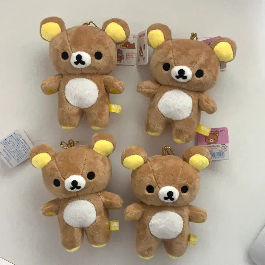 [BUNJANG] San-X Rilakkuma Korilakkuma Kiiroitori Ball Chain Plush / 새상품 산엑스 리락쿠마 코리락쿠마 키이로이토리 볼체인 인형 판매합니다.