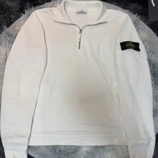 [BUNJANG] Stone Island Half-Zip Sweatshirt / {황금매물}스톤아일랜드 반집업 무하자