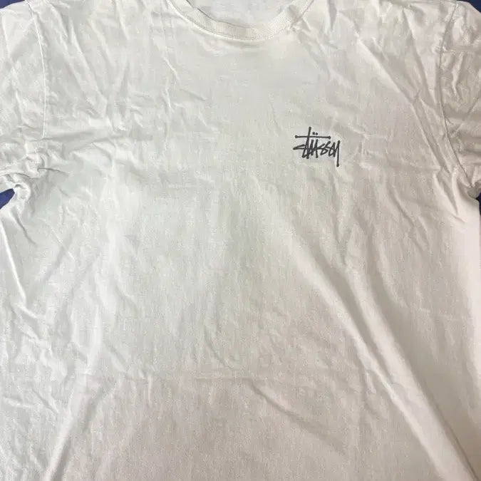 [BUNJANG] Stussy Short Sleeve T-Shirt White L / 스투시 반팔 화이트 L