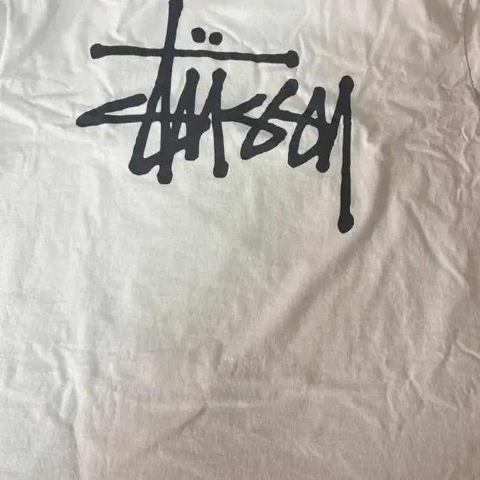 [BUNJANG] Stussy Short Sleeve T-Shirt White L / 스투시 반팔 화이트 L