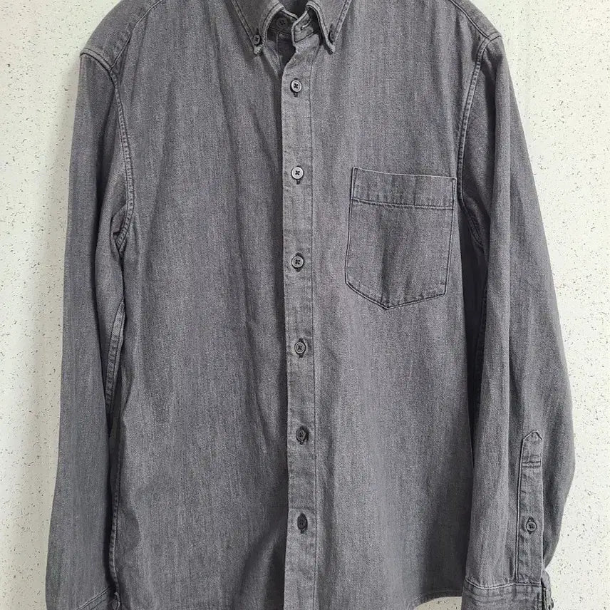 [BUNJANG] Uniqlo Grey Shirt Medium / 유니클로 그레이 셔츠 M 사이즈