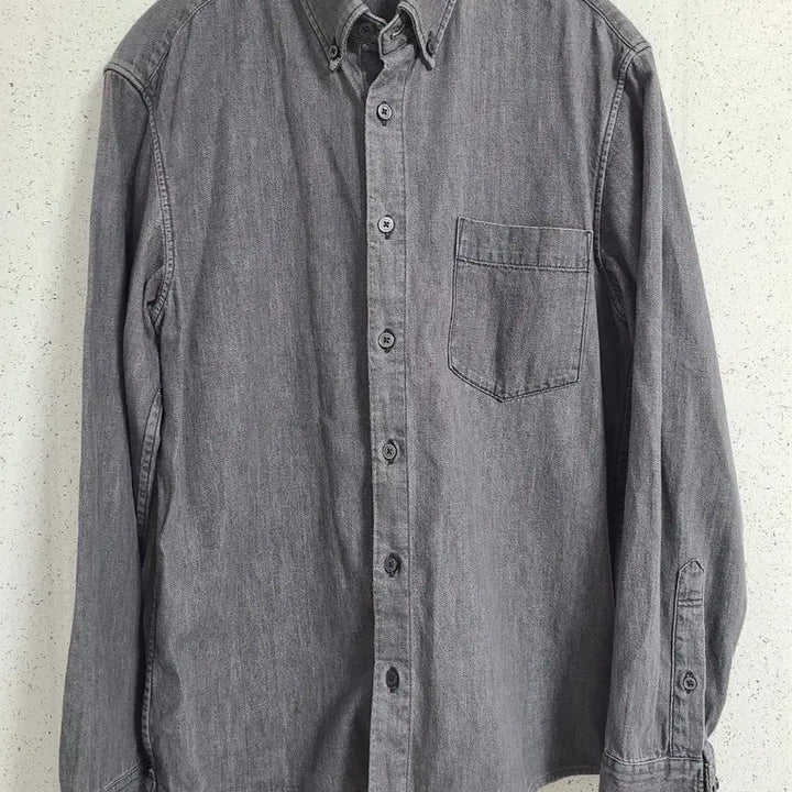 [BUNJANG] Uniqlo Grey Shirt Medium / 유니클로 그레이 셔츠 M 사이즈